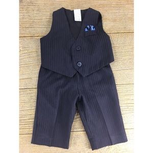 Baby Size 6-9 Months Boys Vest Pants Suit Outfit